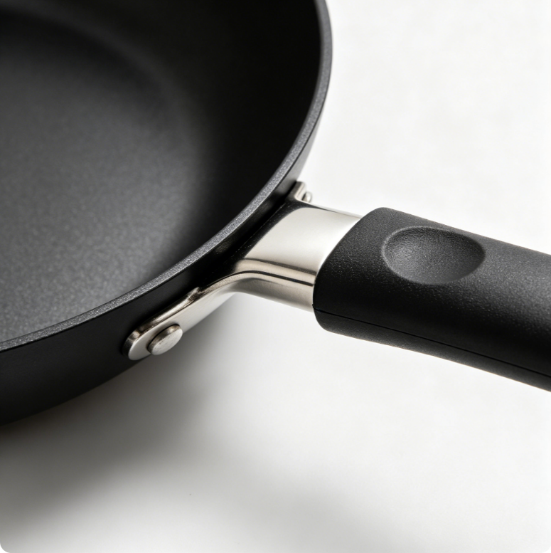 Padella Casa Nera Moneta Etnea, Alluminio, Nera, 24 cm